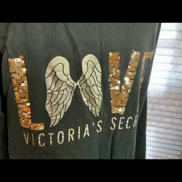 VICTORIA’S SECRET sequined hoodie - Picture 2 of 9